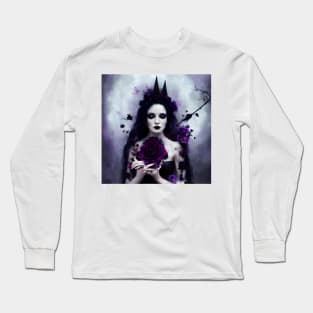 Violet Purple Witch Long Sleeve T-Shirt